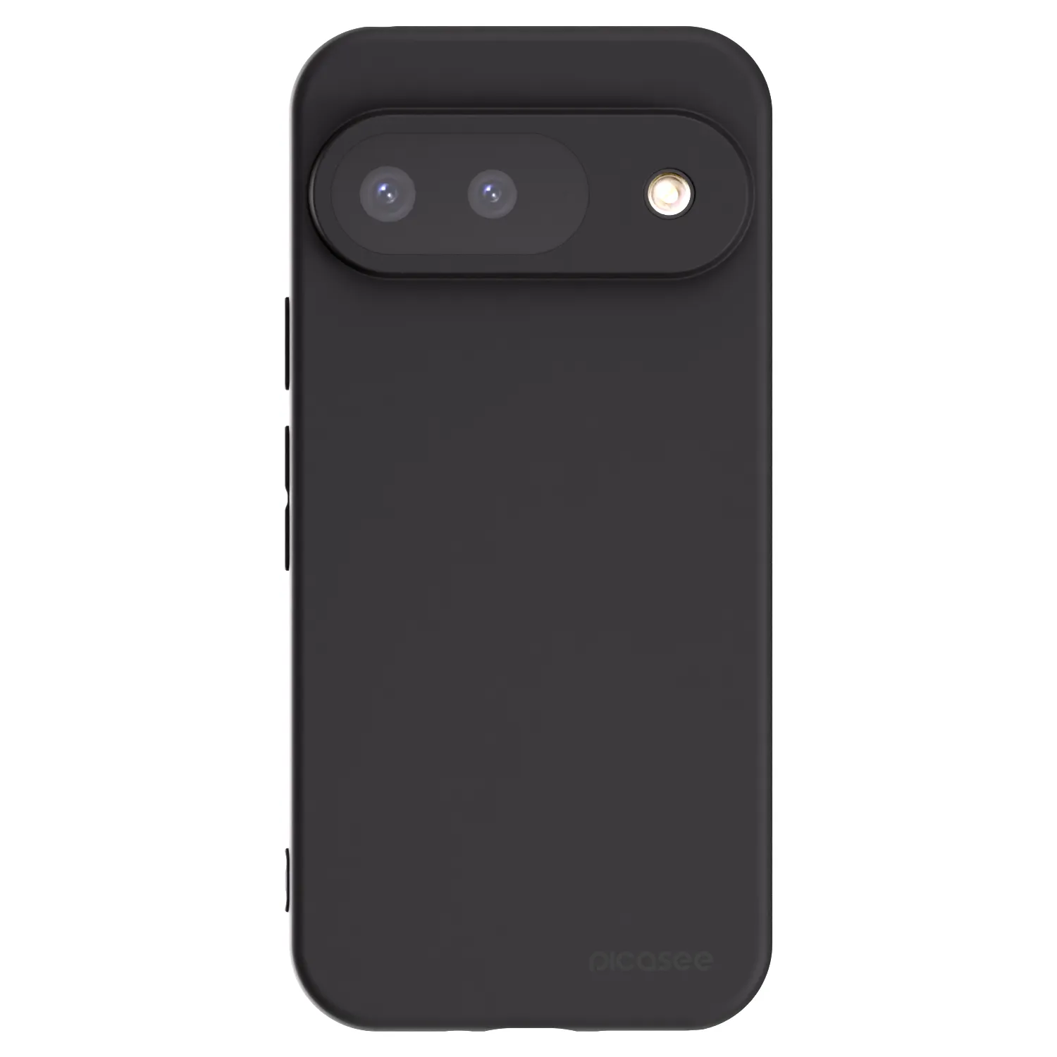Picasee silikonowe czarne etui na Google Pixel 9 - Clear