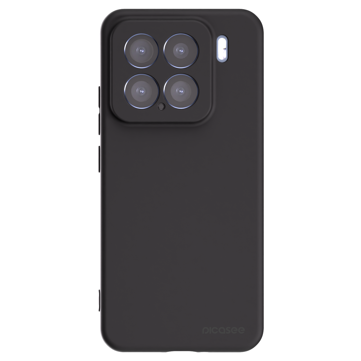 Picasee silikonowe czarne etui na Xiaomi 15 - Clear