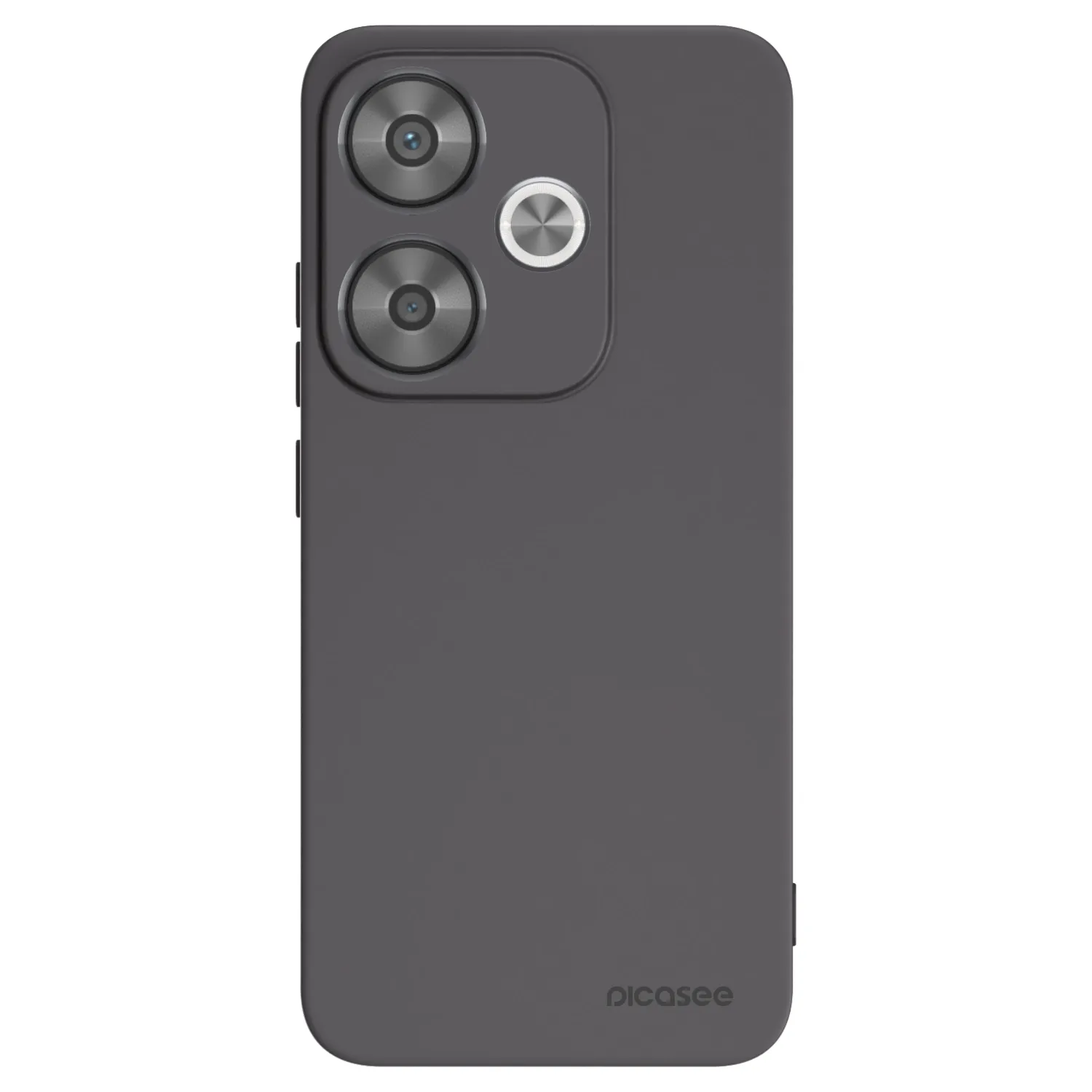 Picasee silikonowe czarne etui na Xiaomi Poco F6 - Clear