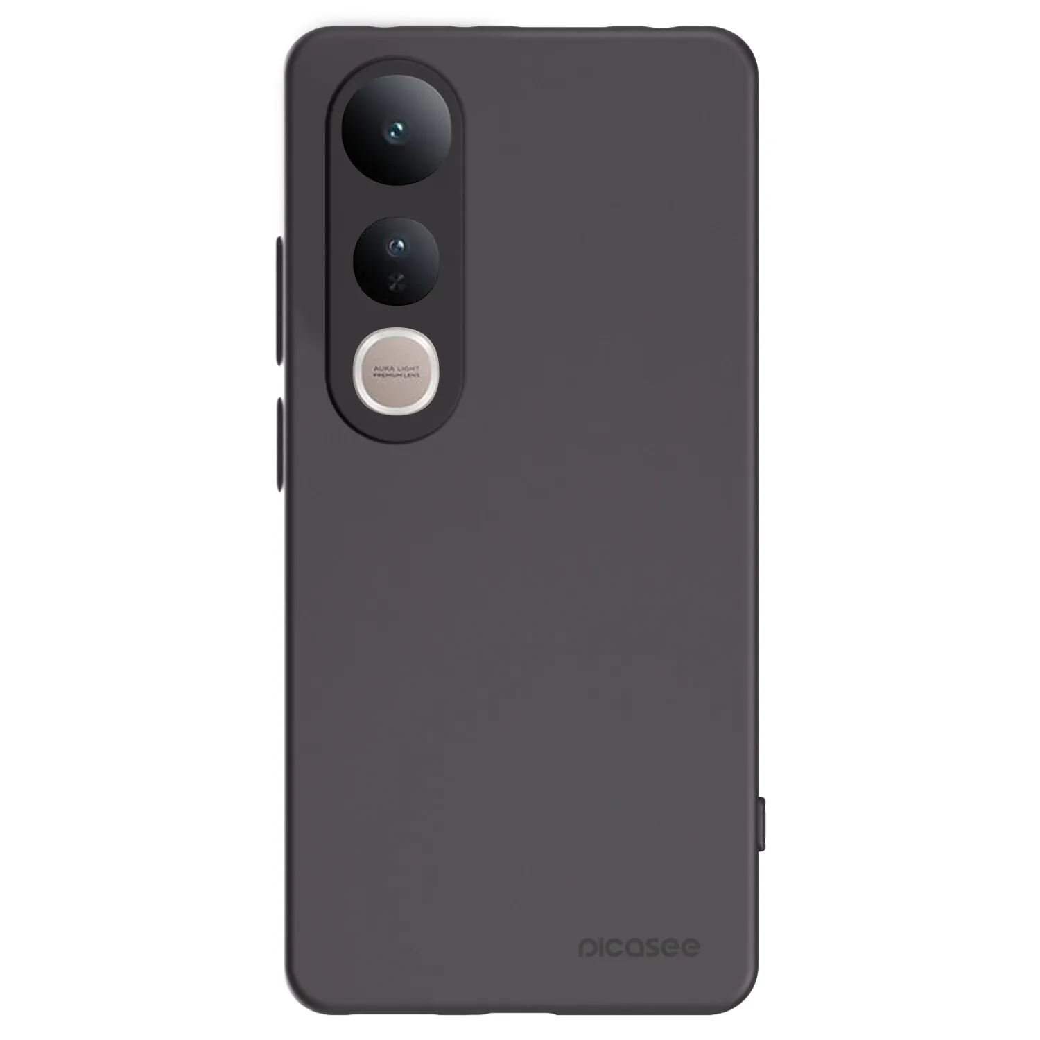 Picasee silikonowe czarne etui na Vivo V50 Lite 5G - Clear