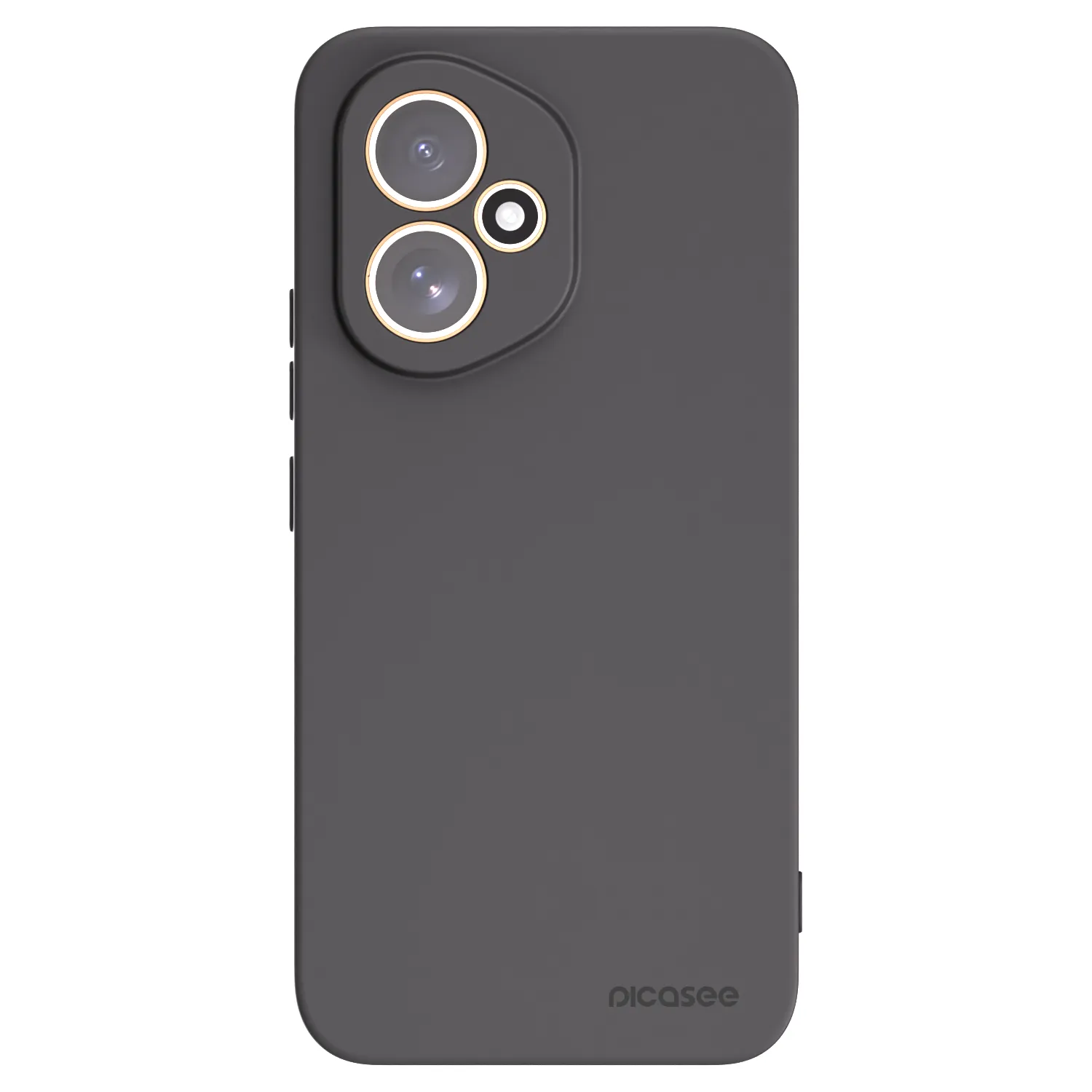 Picasee silikonowe czarne etui na Honor 400 5G - Clear