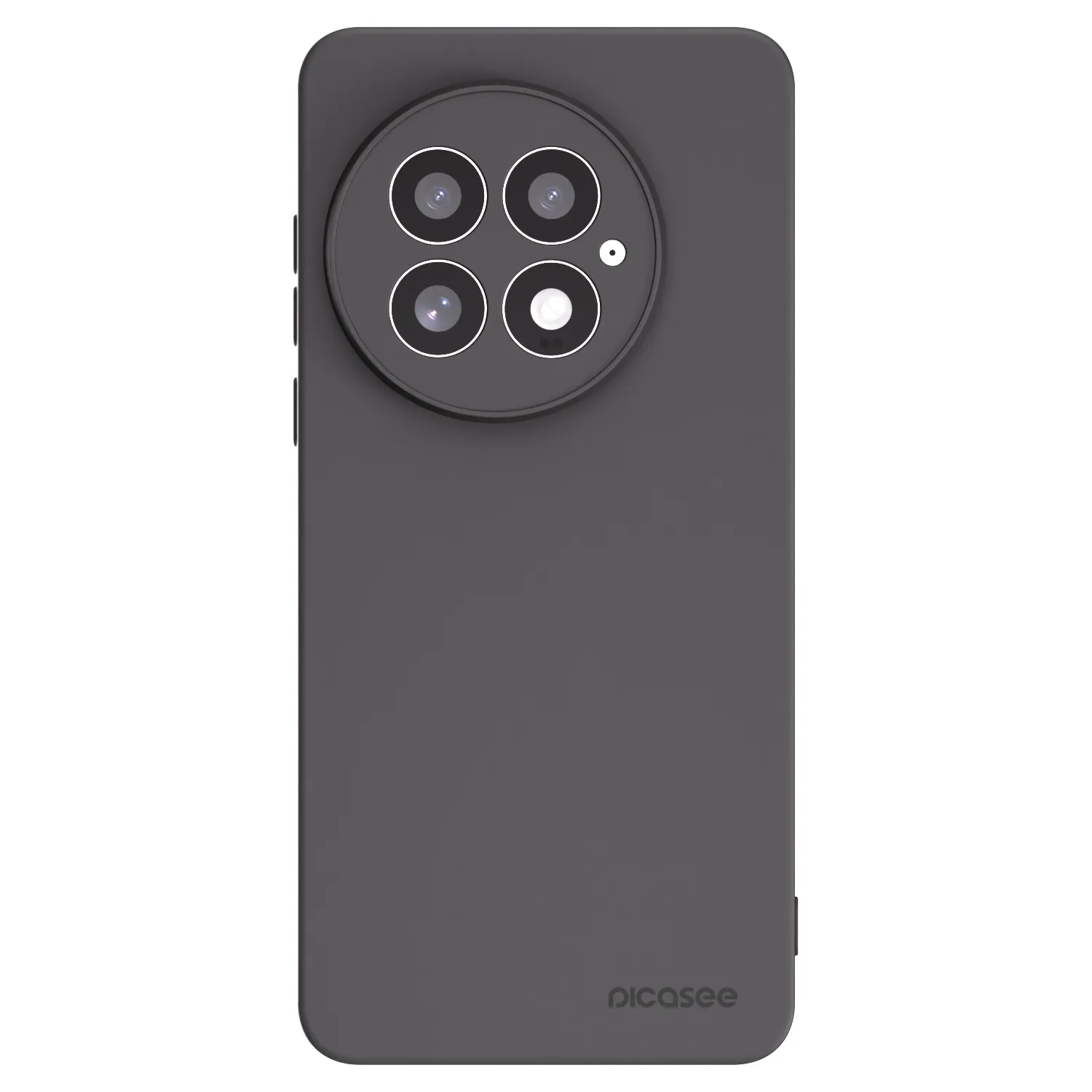 Picasee silikonowe czarne etui na OnePlus 13 5G - Clear