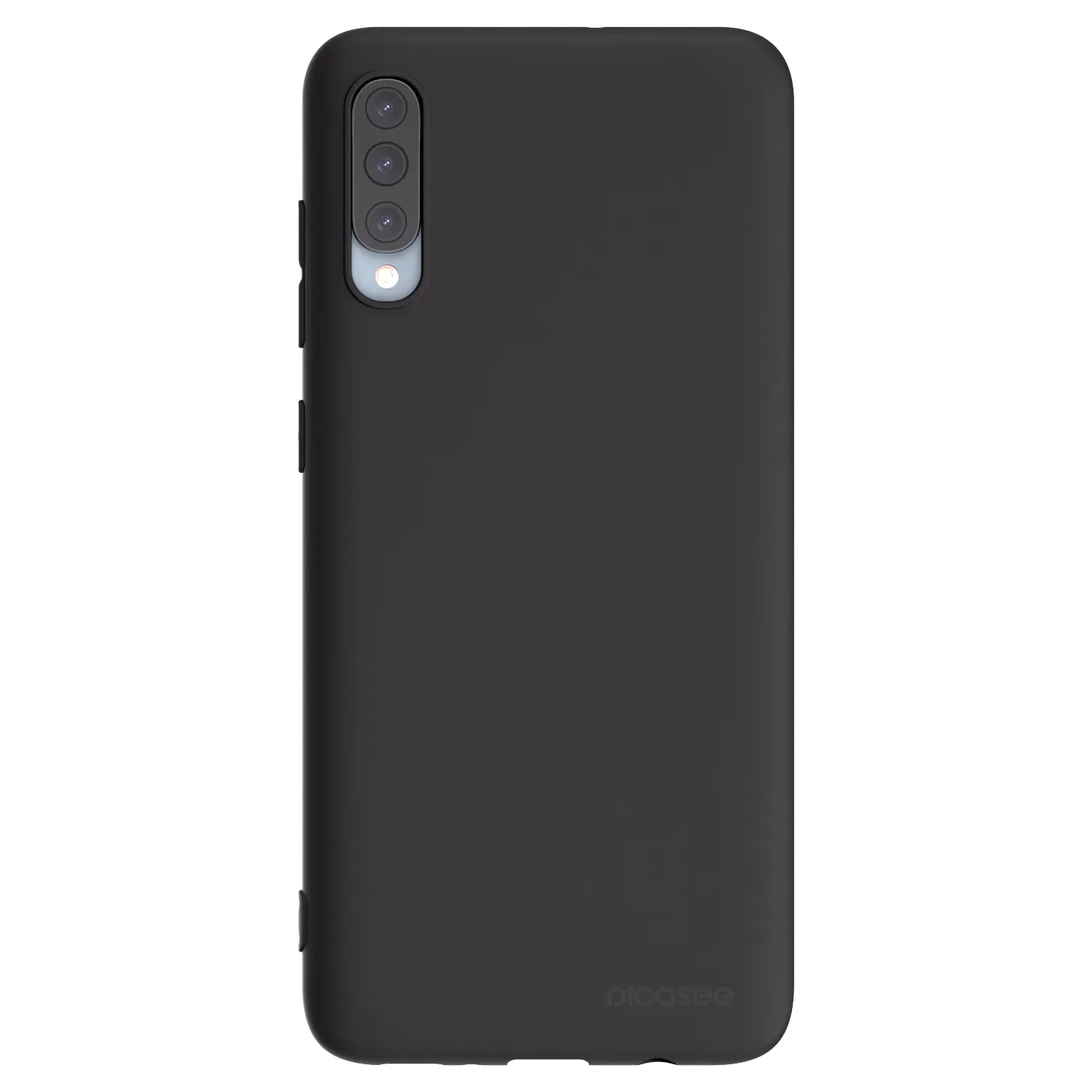 Picasee silikonowe czarne etui na Samsung Galaxy A70 A705F - Clear