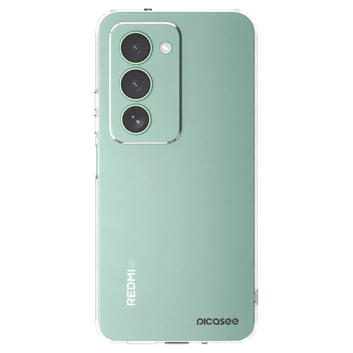Picasee silikonowe przeźroczyste etui na Xiaomi Redmi 15 5G - Clear