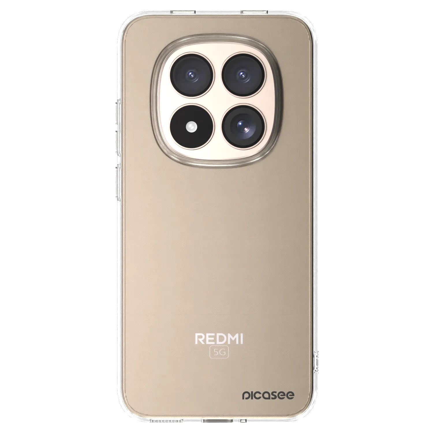 Picasee silikonowe przeźroczyste etui na Xiaomi Redmi Note 15 Pro 4G - Clear