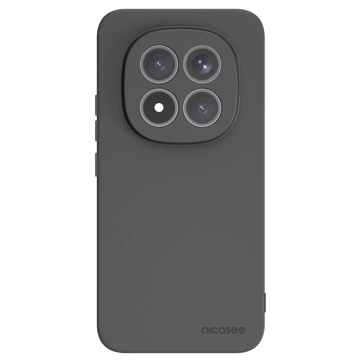 Picasee silikonowe czarne etui na Xiaomi Redmi Note 15 Pro+ - Clear