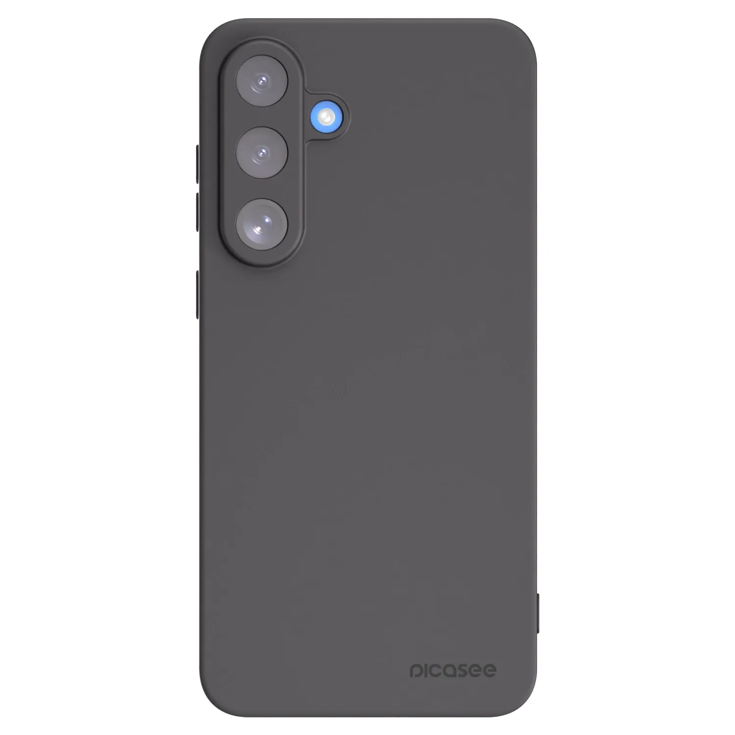 Picasee silikonowe czarne etui na Samsung Galaxy S25 FE 5G - Clear