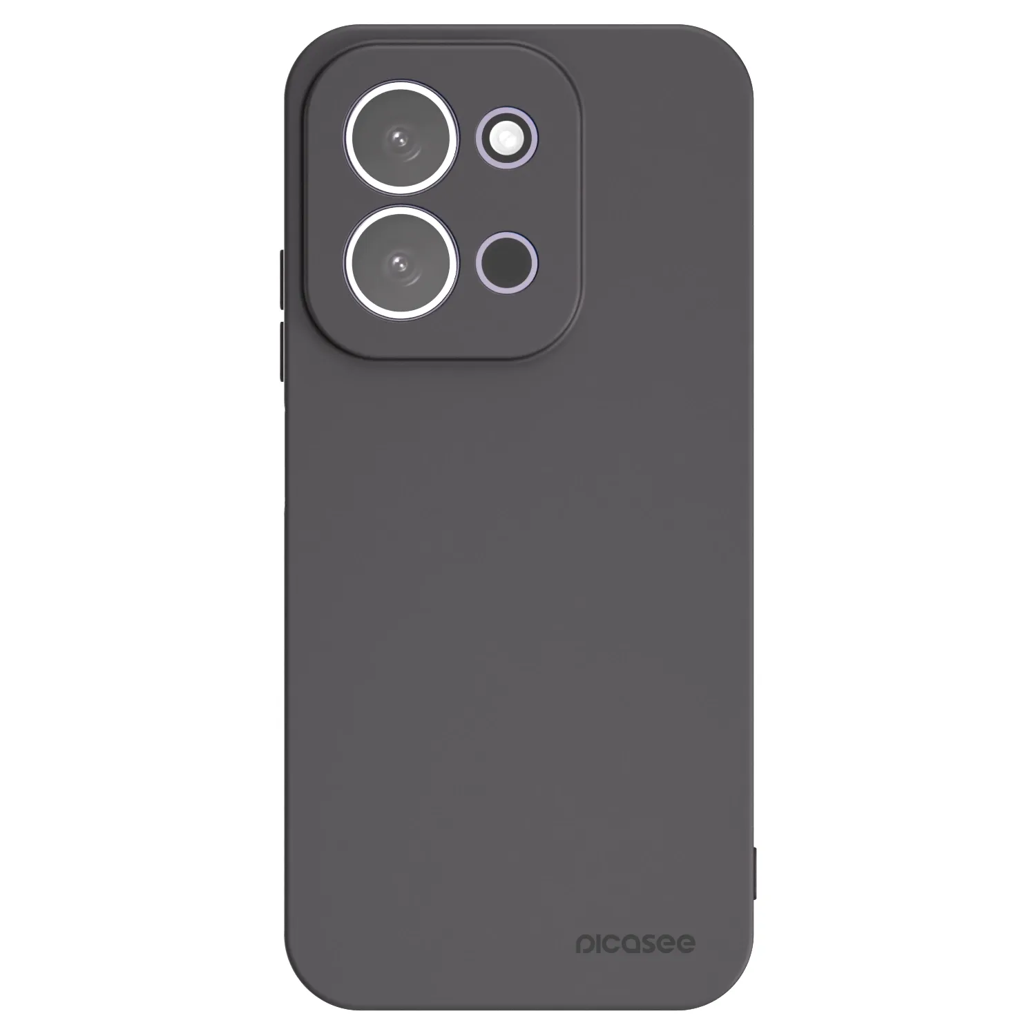 Picasee silikonowe czarne etui na Xiaomi Redmi 15C 5G - Clear