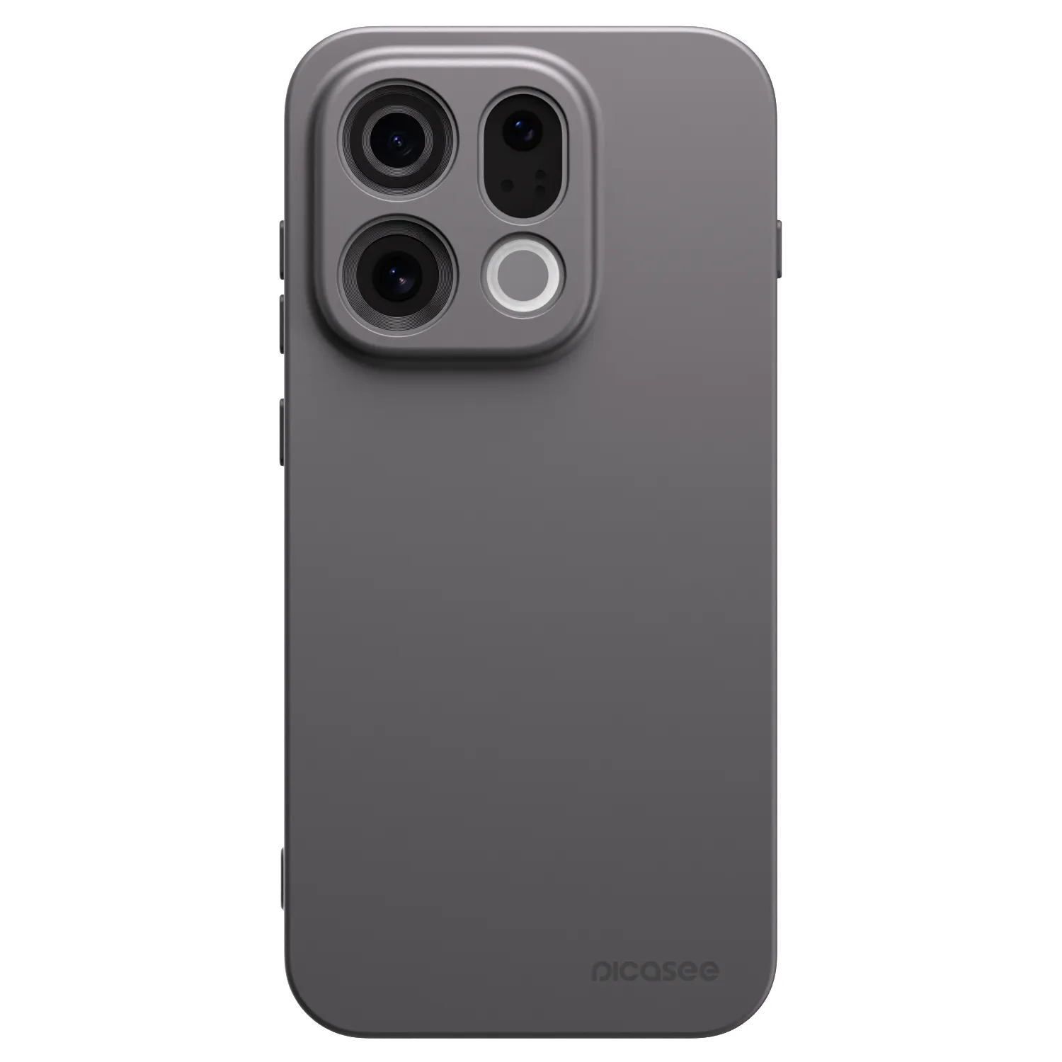 Picasee silikonowe czarne etui na OPPO Find X9 - Clear