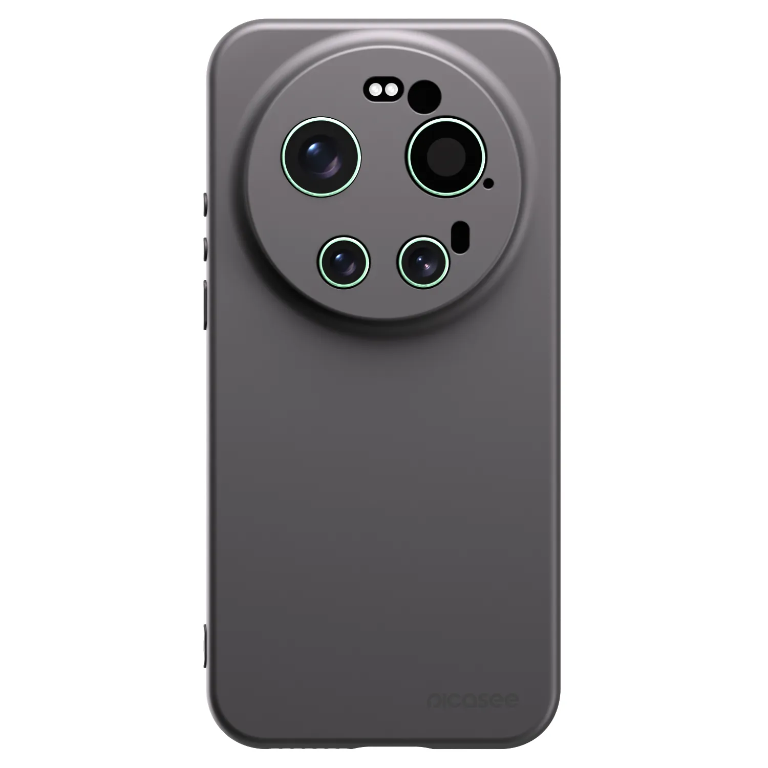 Picasee silikonowe czarne etui na Xiaomi 17 Ultra - Clear