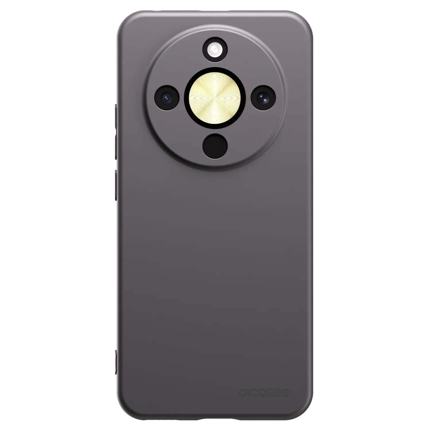 Picasee silikonowe czarne etui na Honor Magic8 Lite 5G - Clear