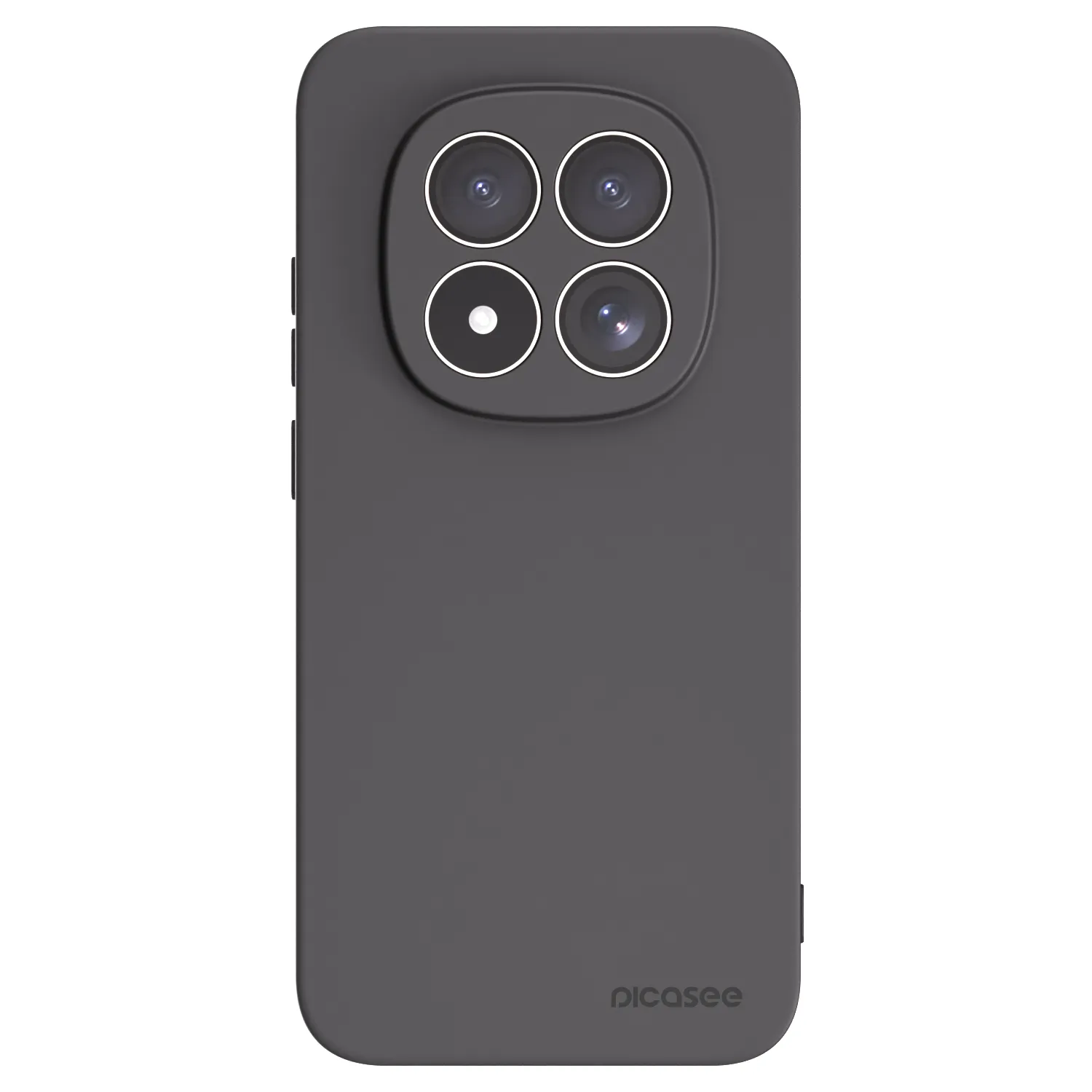 Picasee silikonowe czarne etui na Xiaomi Redmi Note 15 Pro 5G - Clear