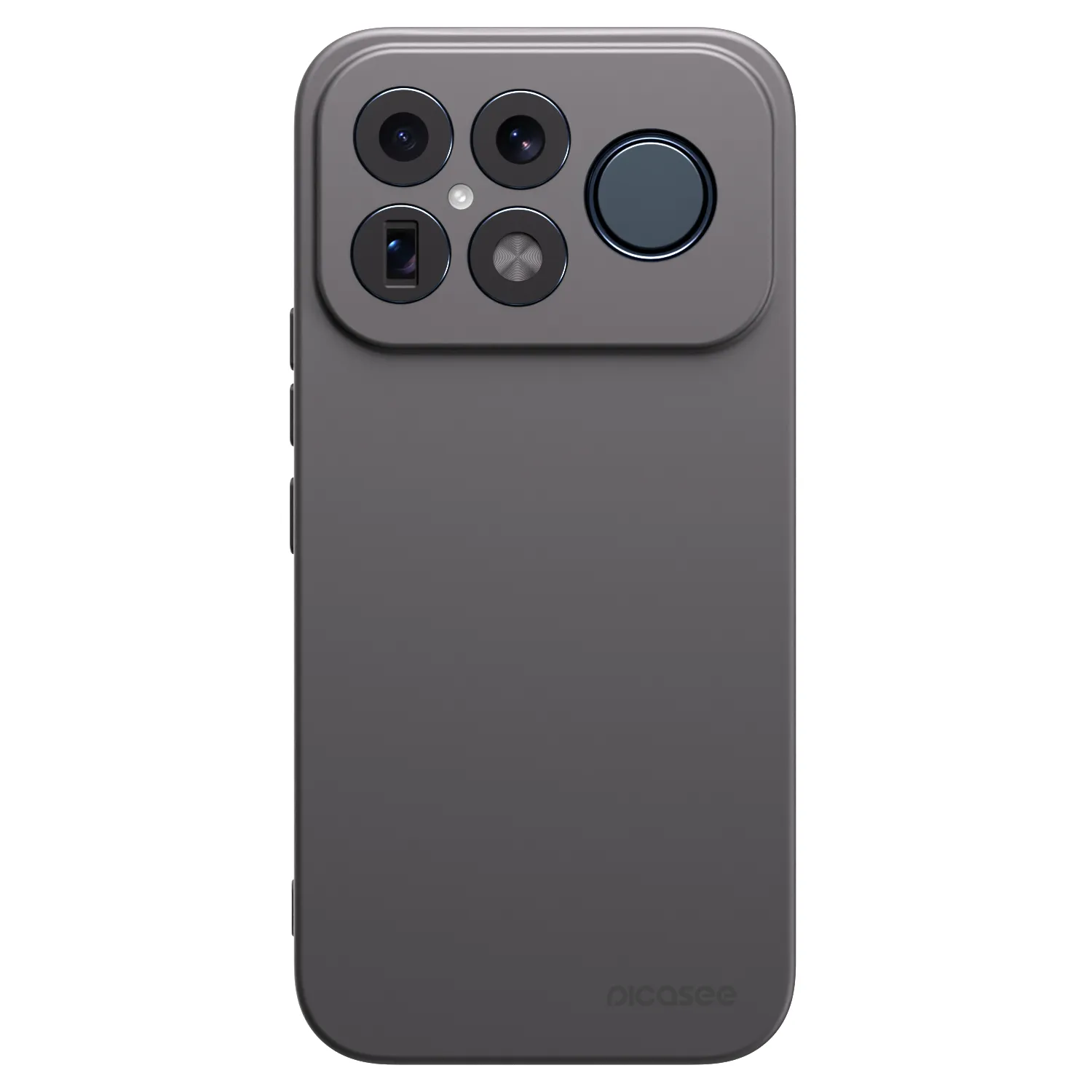 Picasee silikonowe czarne etui na Xiaomi Poco F8 Ultra - Clear
