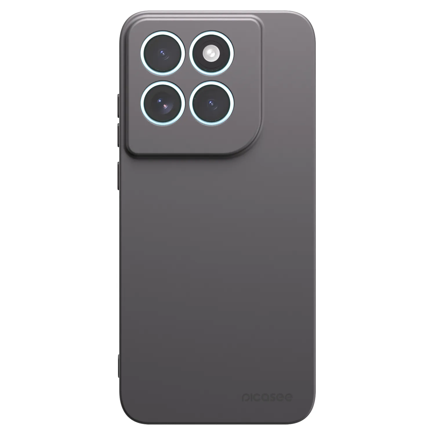 Picasee silikonowe czarne etui na Motorola Edge 70 Fusion - Clear