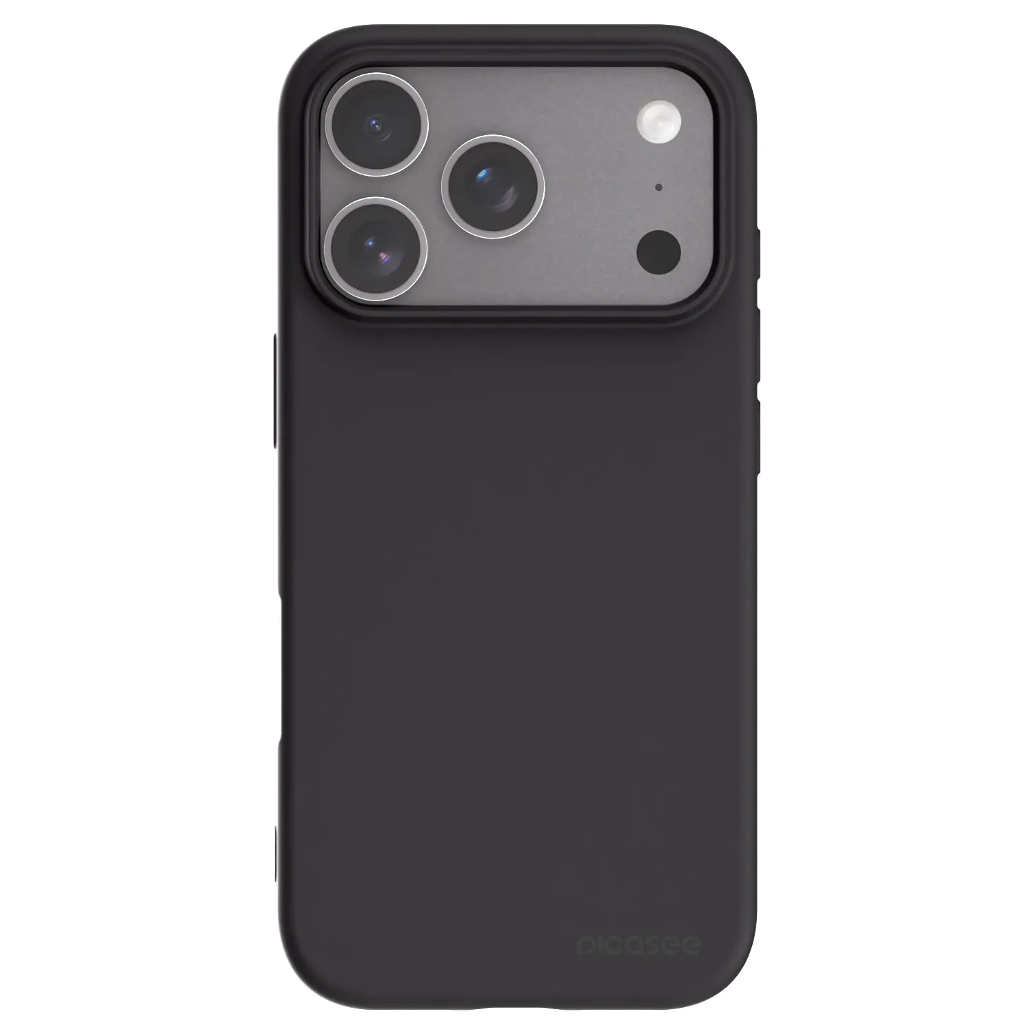 Picasee silikonowe czarne etui na Apple iPhone 18 Pro - Clear