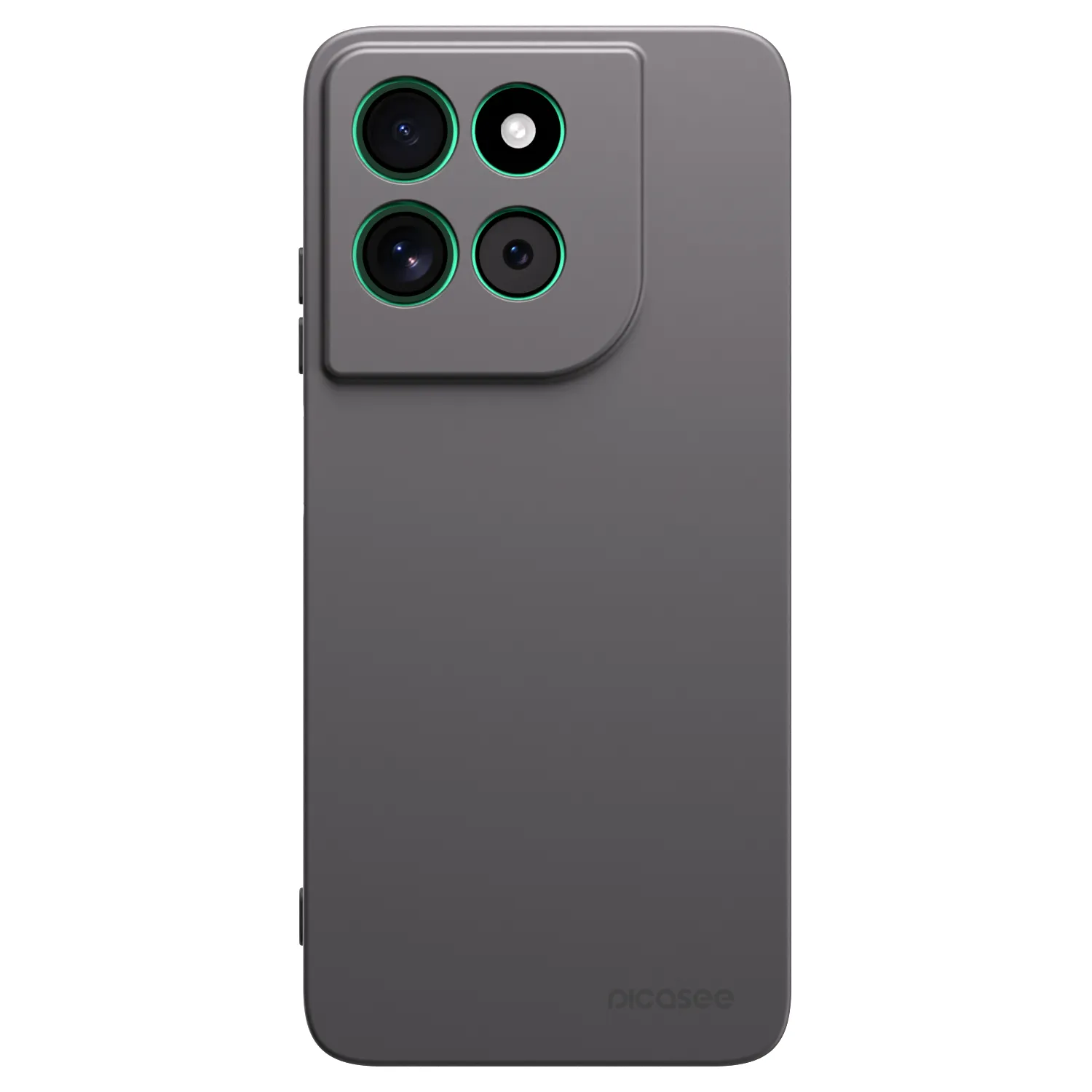 Picasee silikonowe czarne etui na Motorola Moto G57 Power - Clear