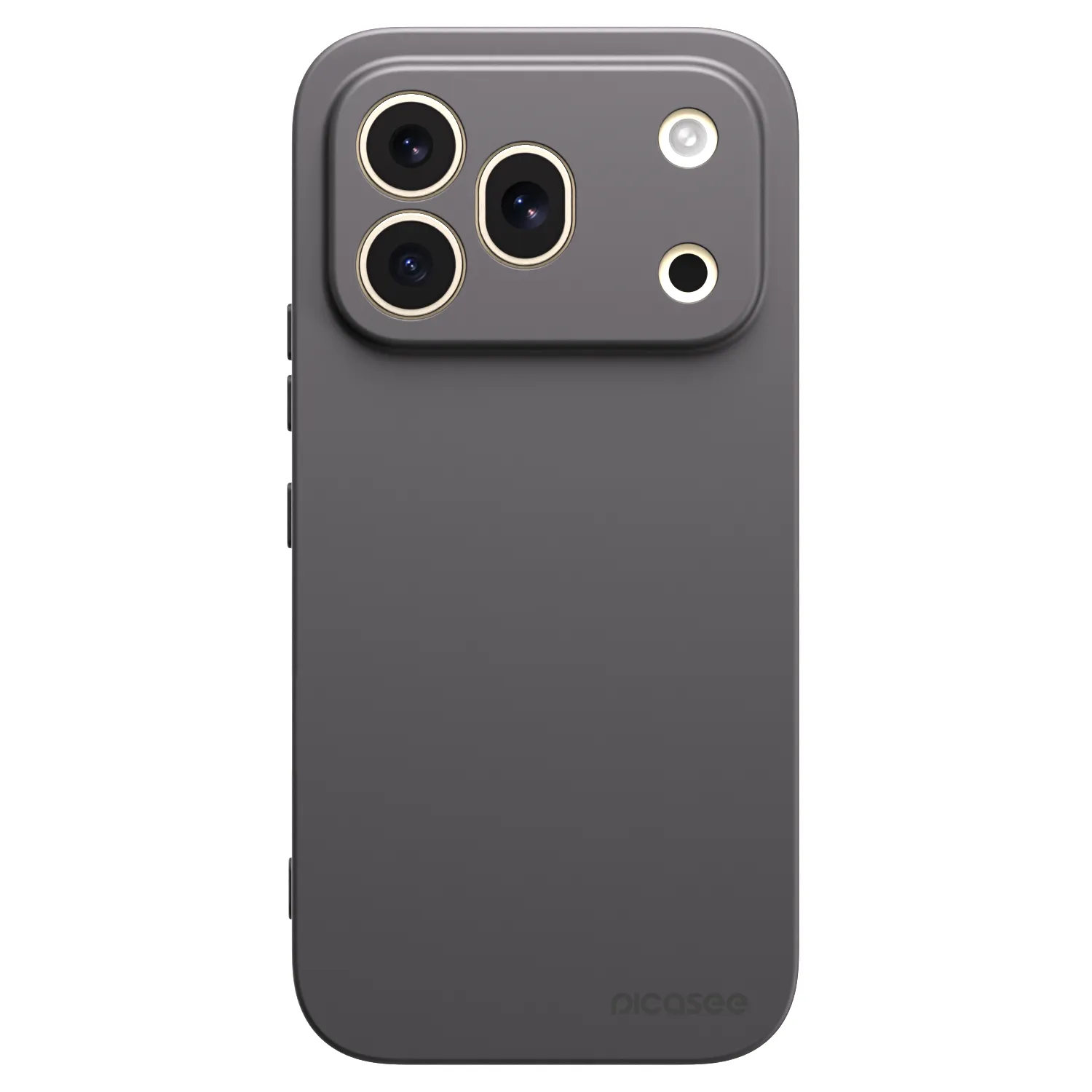 Picasee silikonowe czarne etui na Honor 600 Pro - Clear