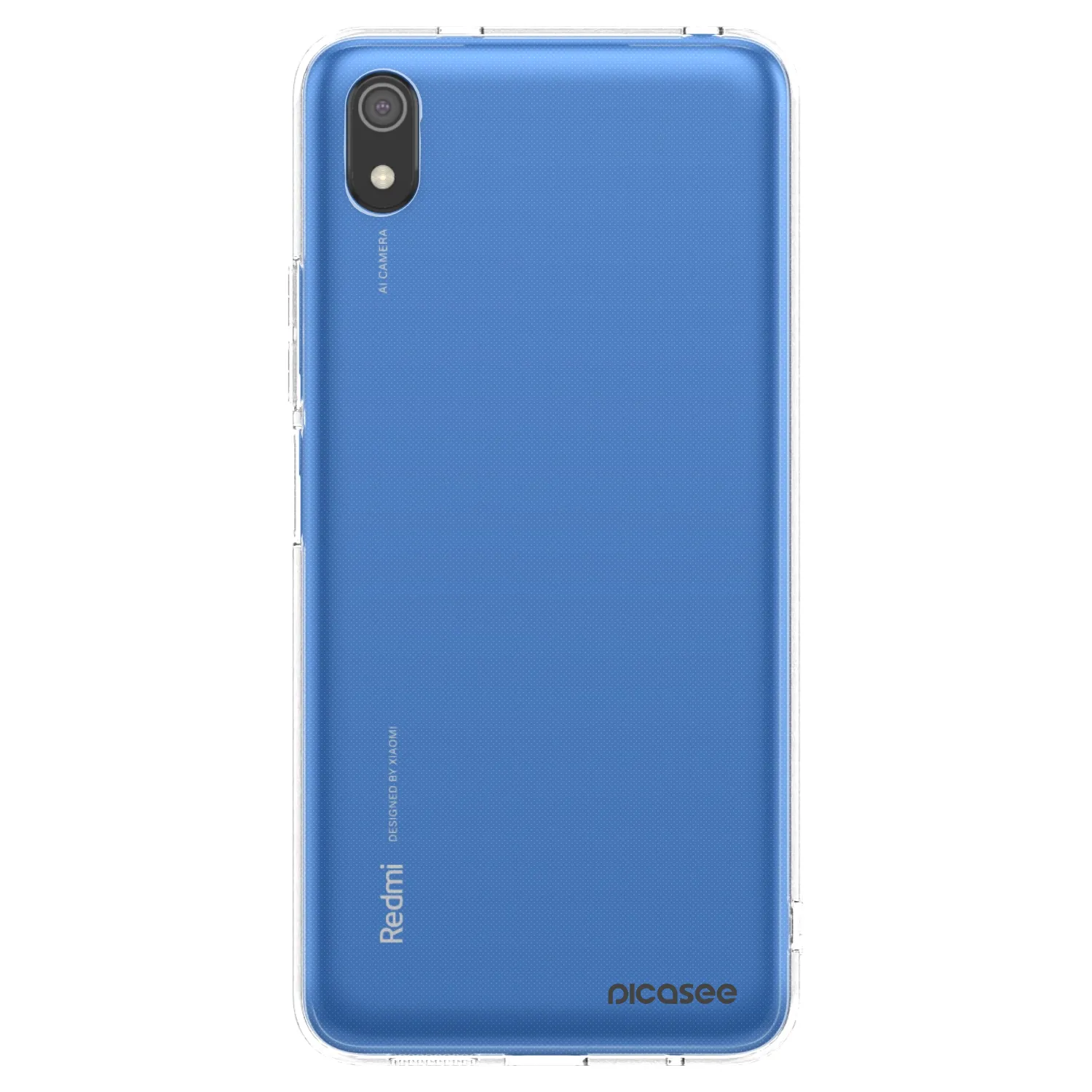 Picasee silikonowe przeźroczyste etui na Xiaomi Redmi 7A - Clear