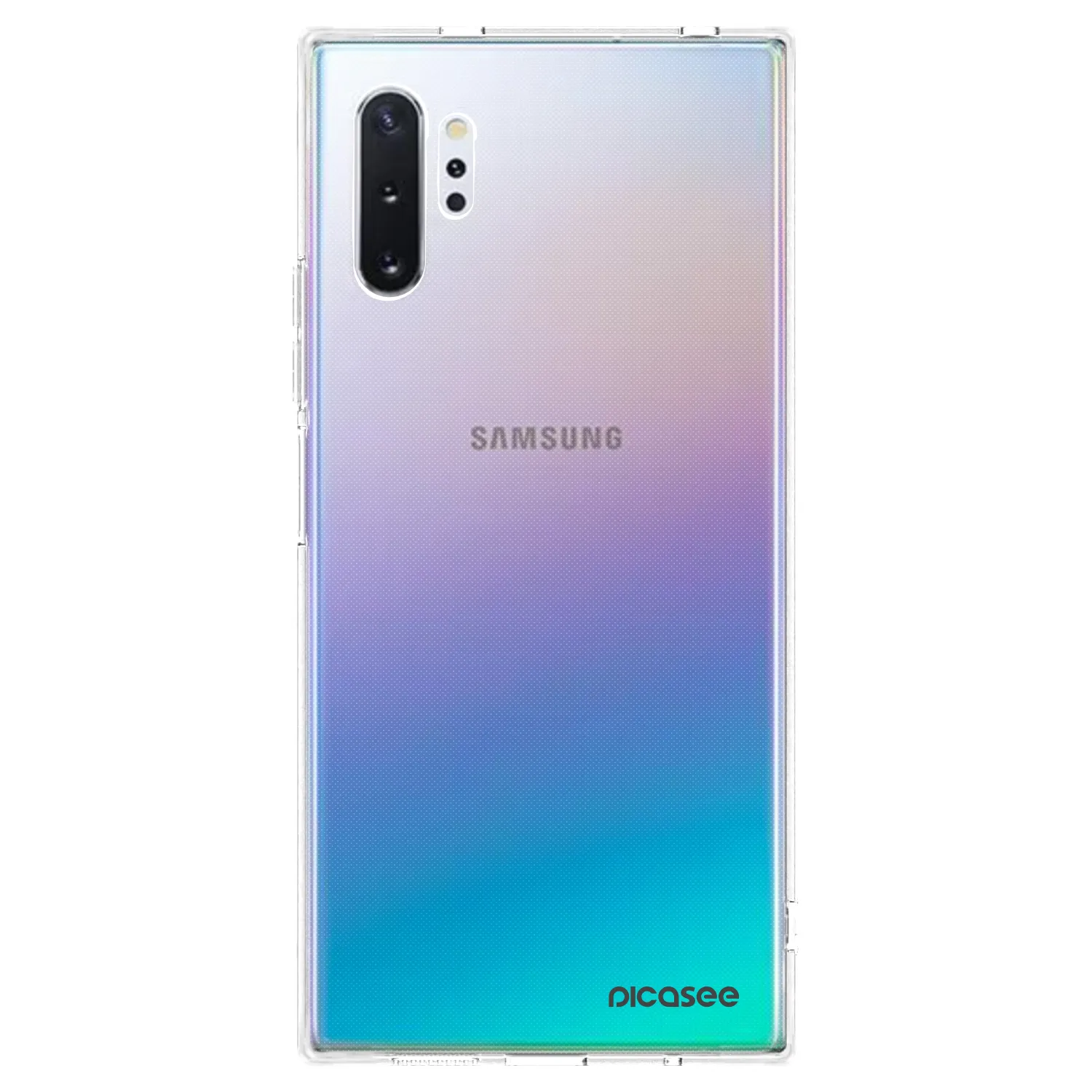 Picasee silikonowe przeźroczyste etui na Samsung Galaxy Note 10+ N975F - Clear