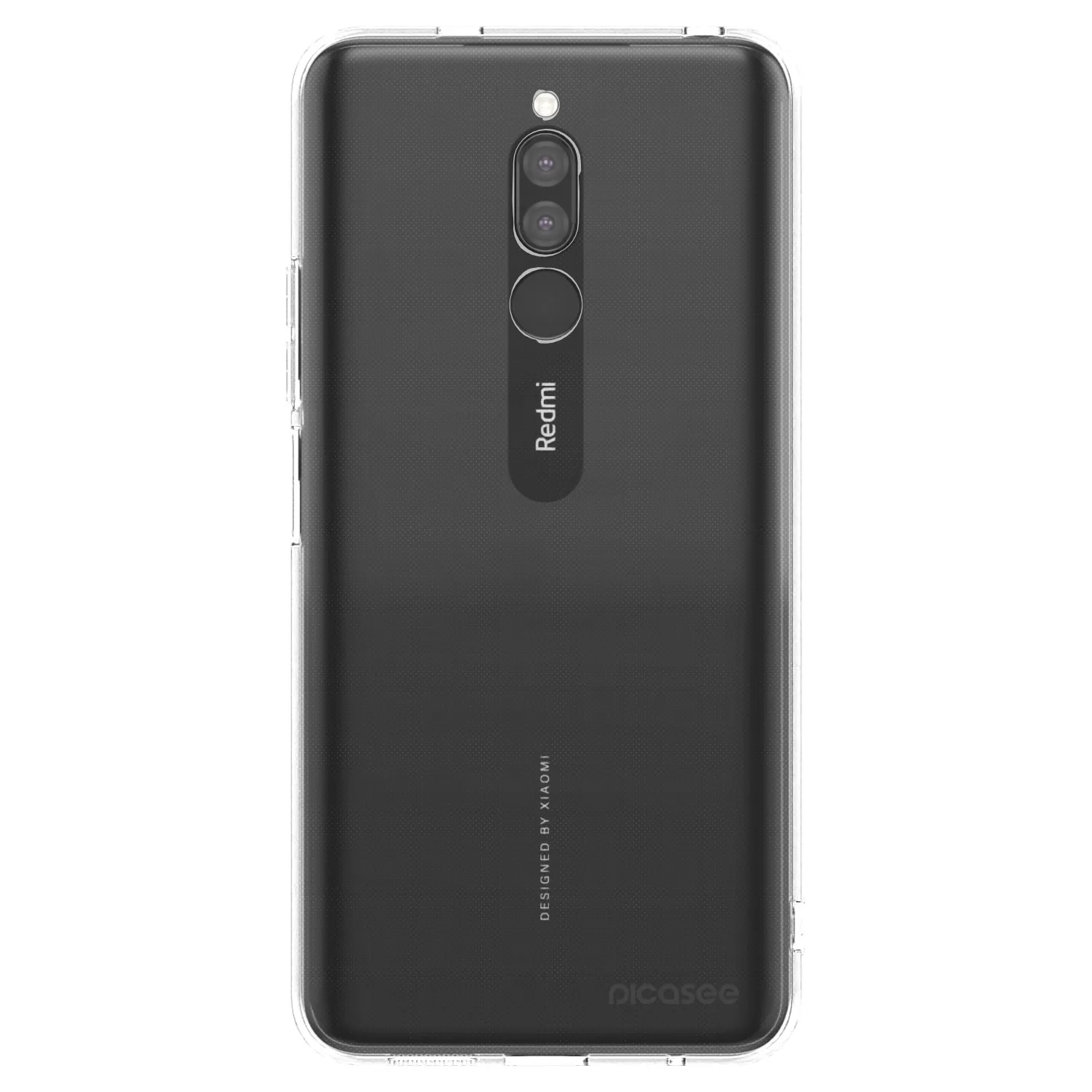 Picasee silikonowe przeźroczyste etui na Xiaomi Redmi 8 - Clear