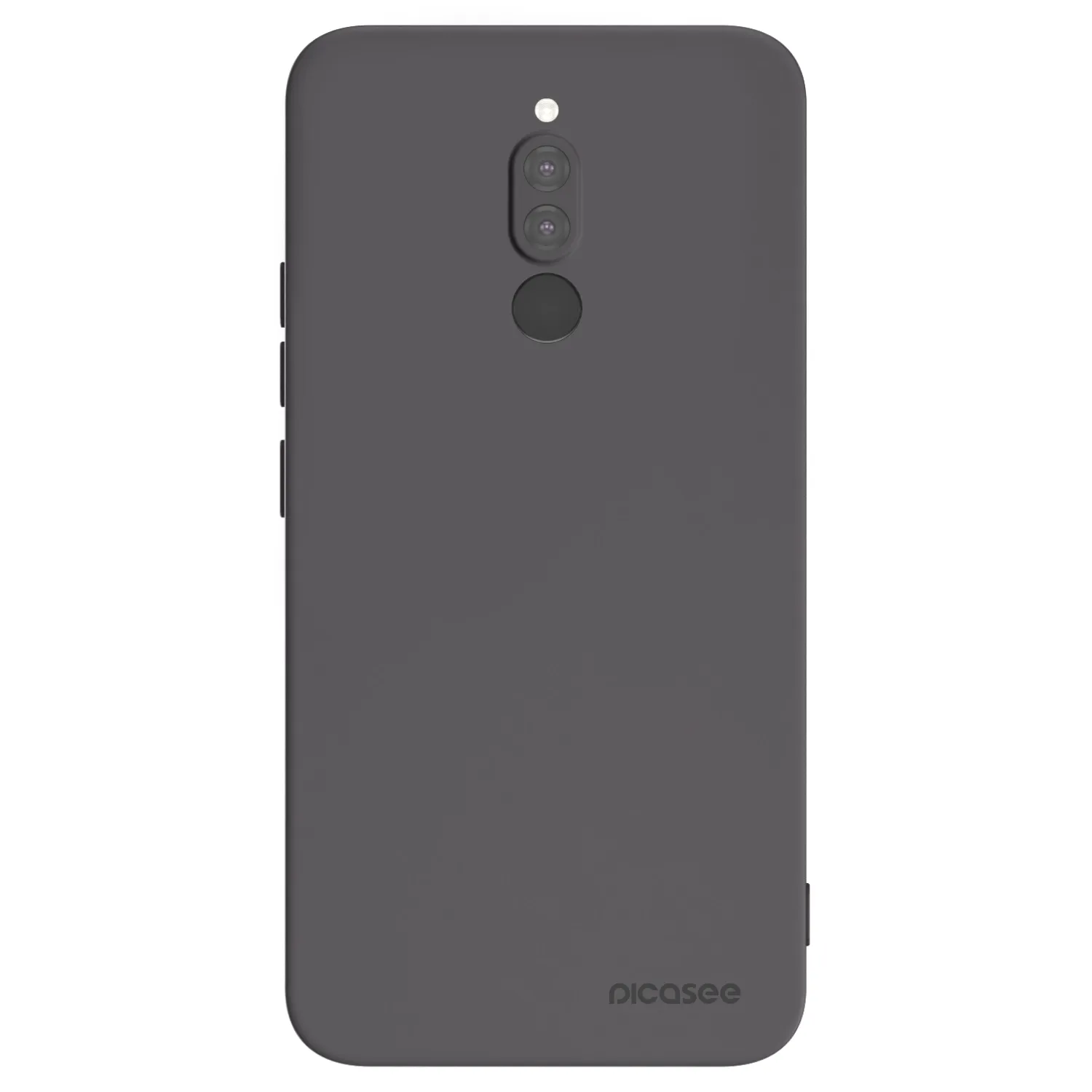 Picasee silikonowe czarne etui na Xiaomi Redmi 8 - Clear