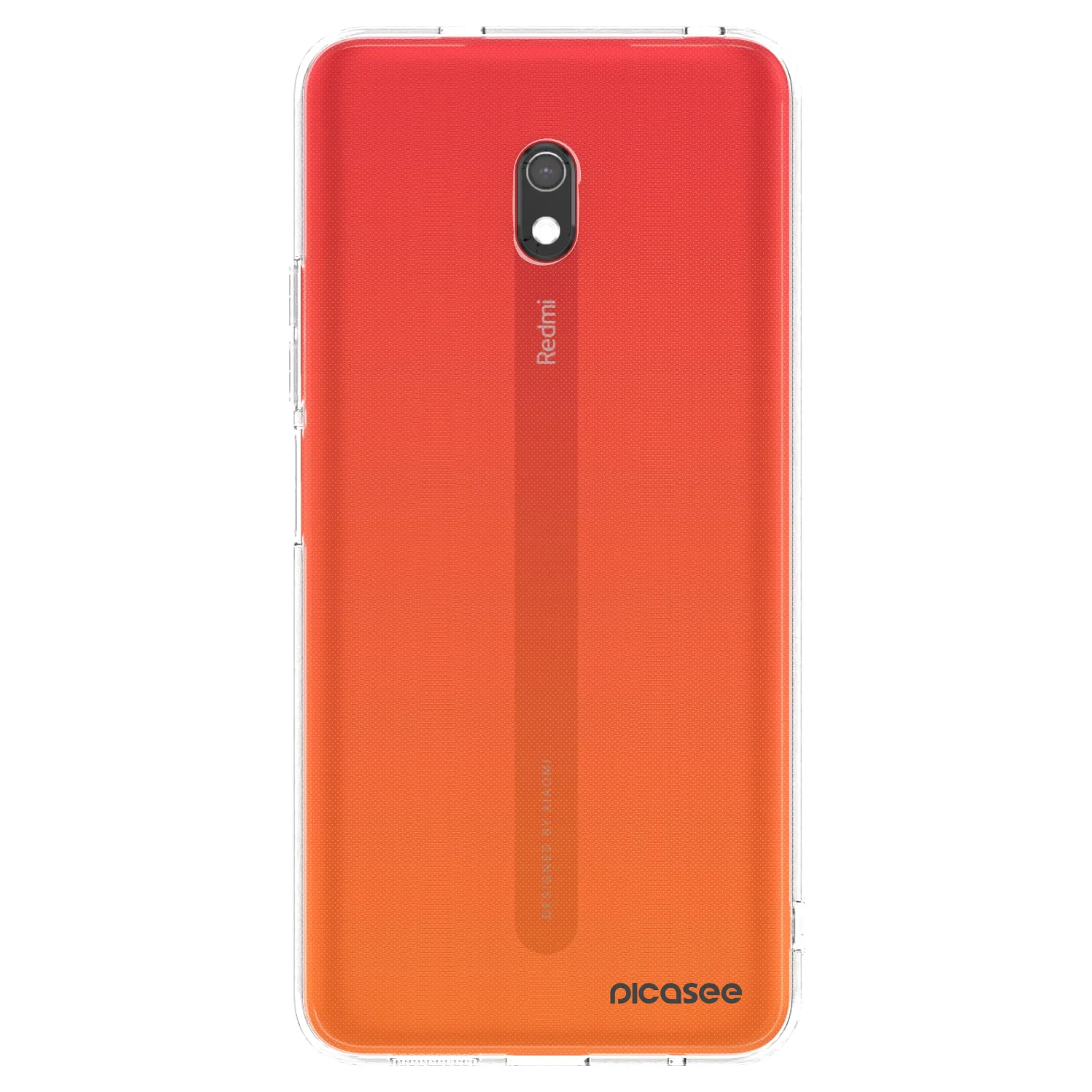 Picasee silikonowe przeźroczyste etui na Xiaomi Redmi 8A - Clear