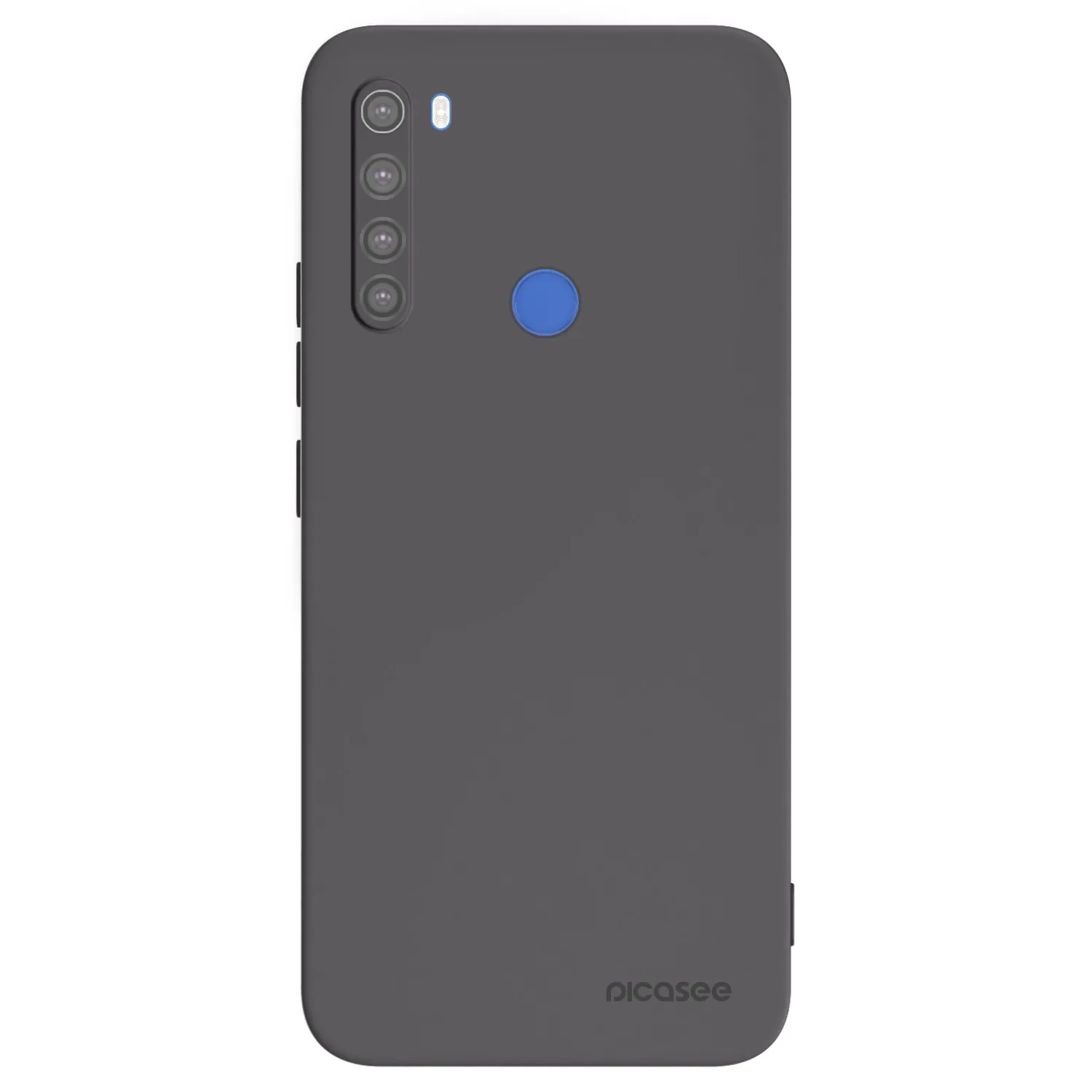 Picasee silikonowe czarne etui na Xiaomi Redmi Note 8T - Clear