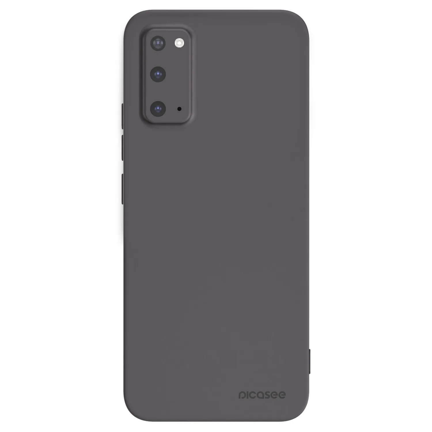 Picasee silikonowe czarne etui na Samsung Galaxy S20 G980F - Clear