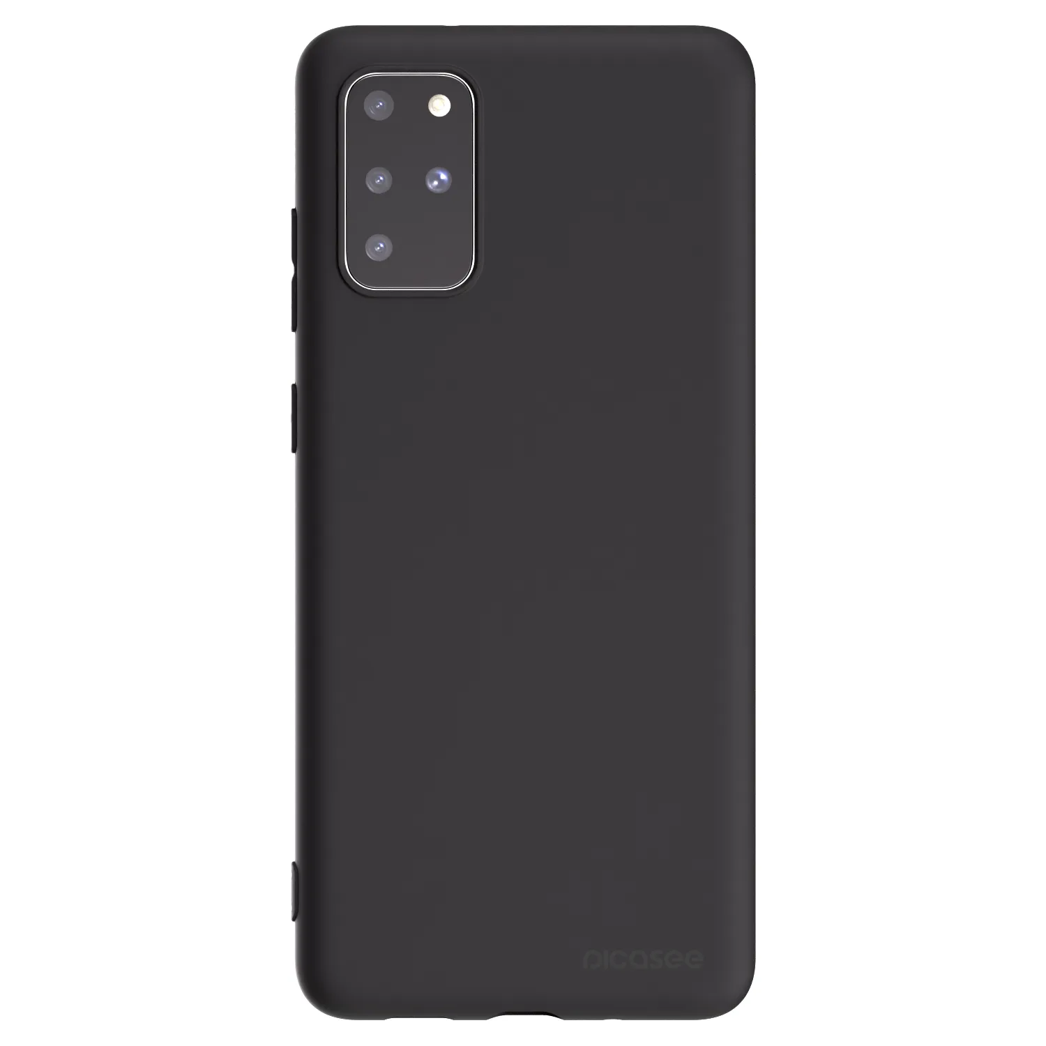 Picasee silikonowe czarne etui na Samsung Galaxy S20+ G985F - Clear