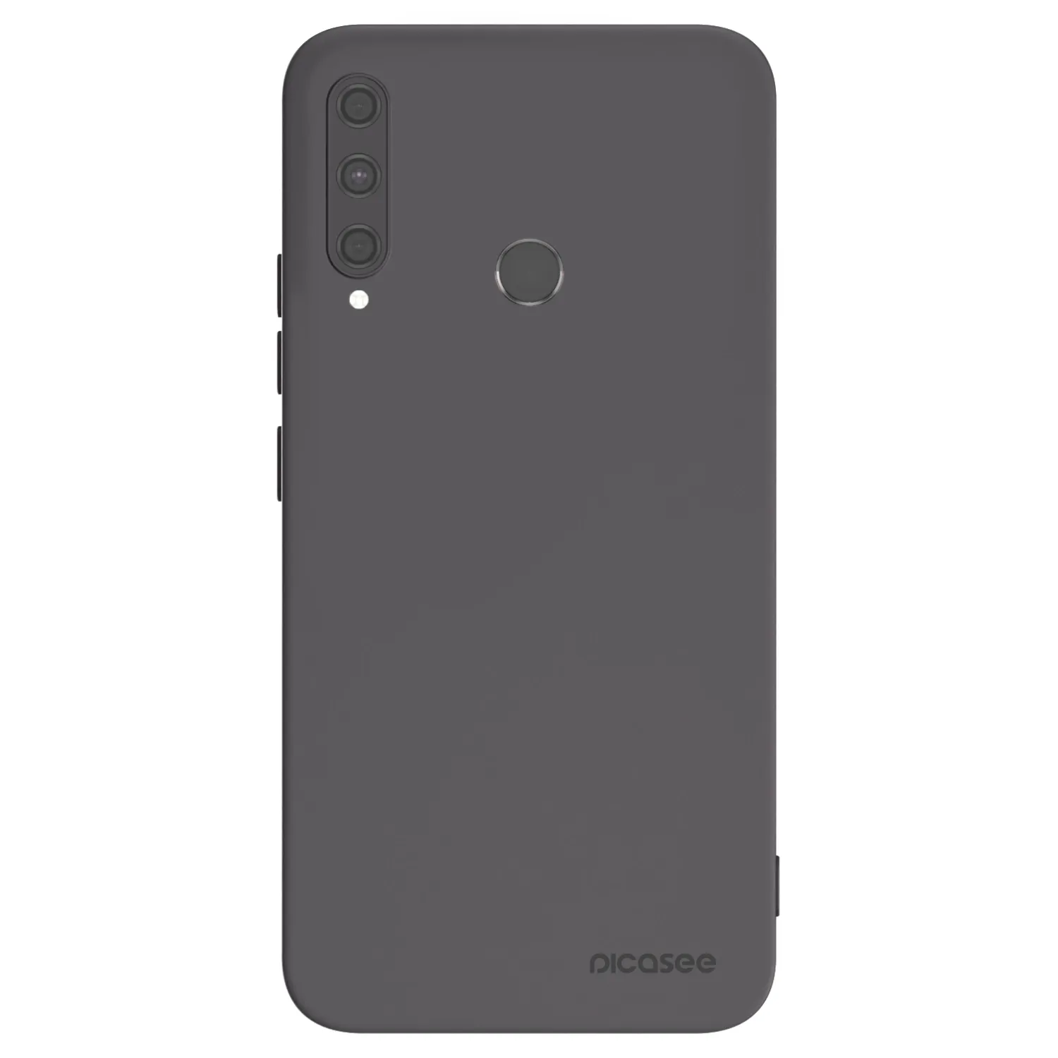 Picasee silikonowe czarne etui na Huawei P40 Lite E - Clear