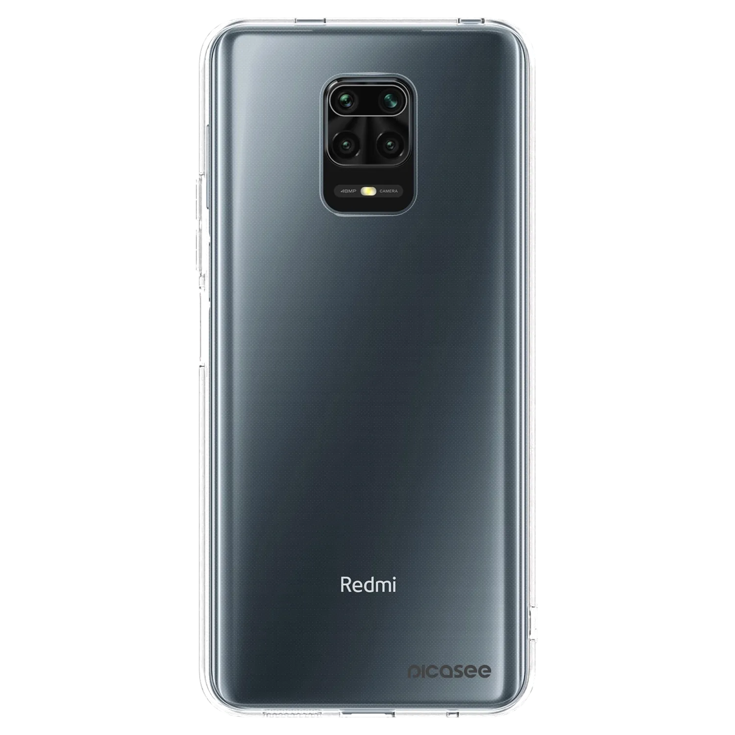 Picasee silikonowe przeźroczyste etui na Xiaomi Redmi Note 9 Pro - Clear