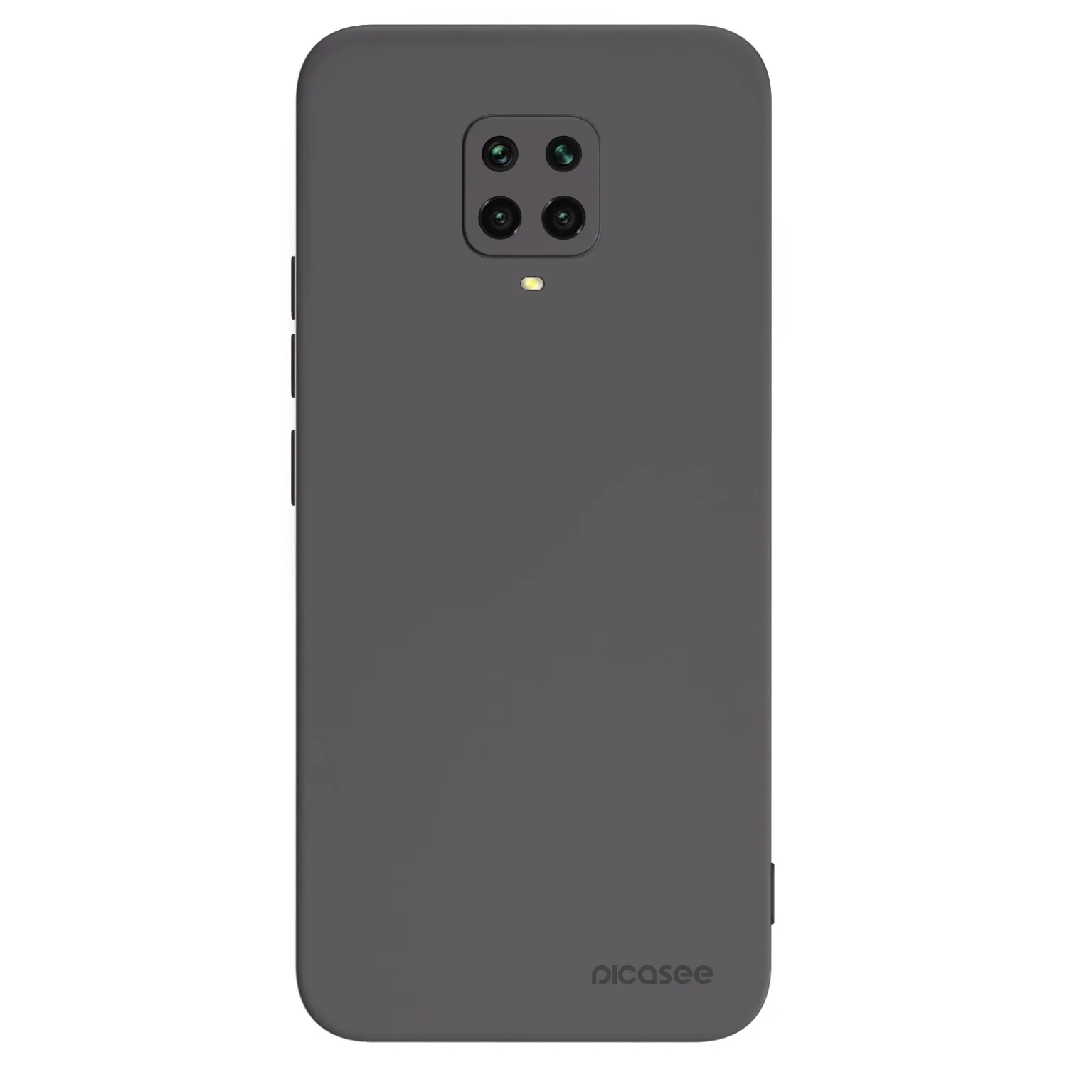 Picasee silikonowe czarne etui na Xiaomi Redmi Note 9 Pro - Clear