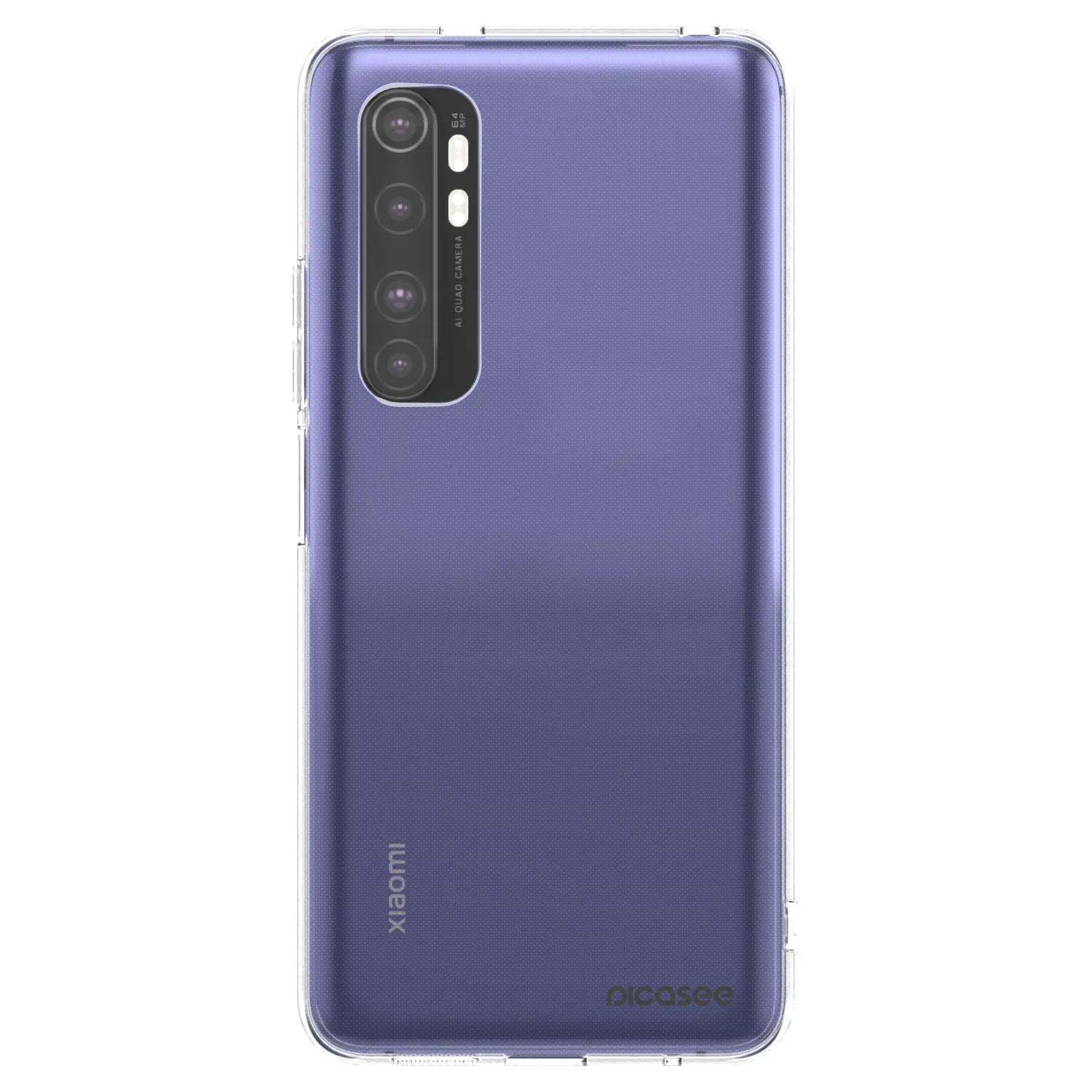 Picasee silikonowe przeźroczyste etui na Xiaomi Mi Note 10 Lite - Clear
