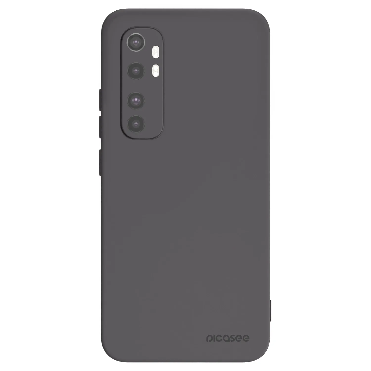 Picasee silikonowe czarne etui na Xiaomi Mi Note 10 Lite - Clear