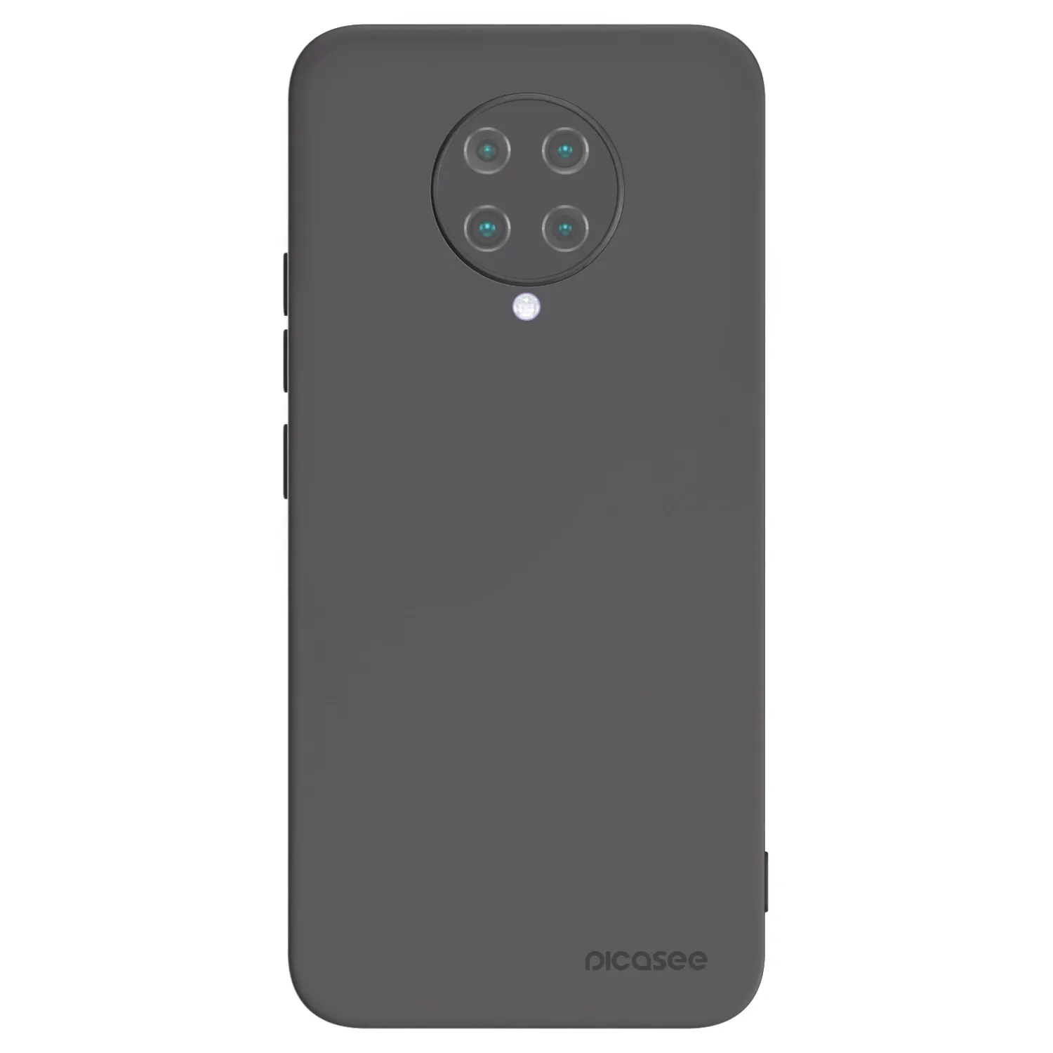 Picasee silikonowe czarne etui na Xiaomi Poco F2 Pro - Clear