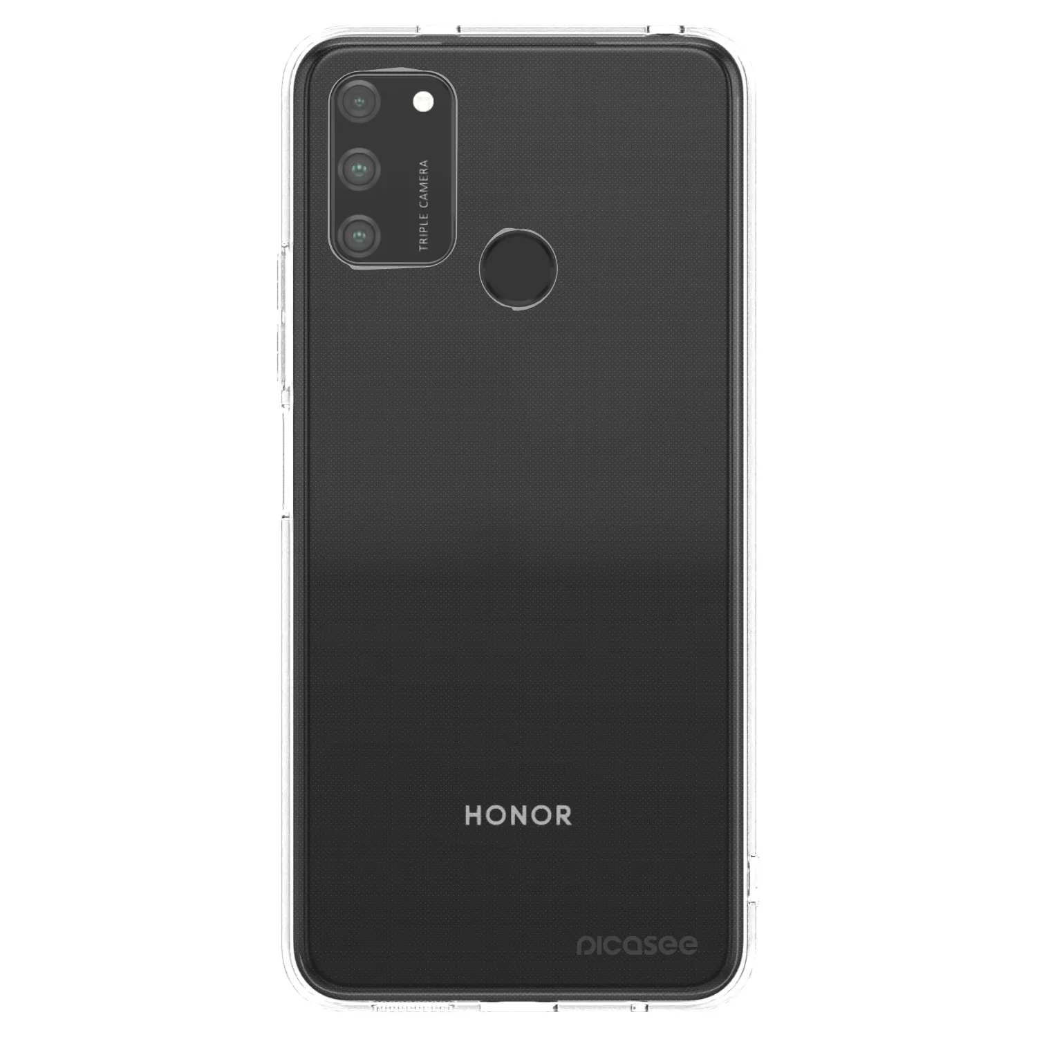 Picasee silikonowe przeźroczyste etui na Honor 9A - Clear
