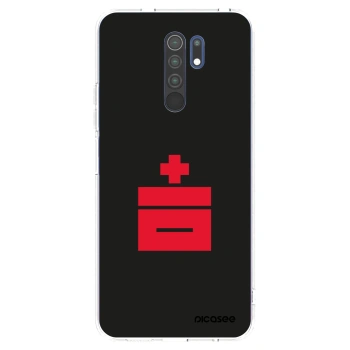 Picasee silikonowe przeźroczyste etui na Xiaomi Redmi 9 - Le Plastenciaga