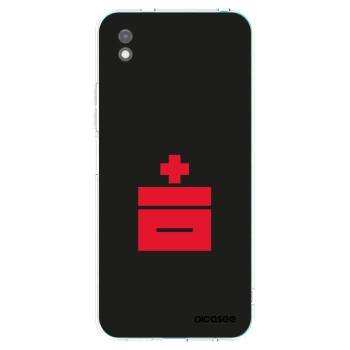Picasee silikonowe czarne etui na Xiaomi Redmi 9A - Le Plastenciaga