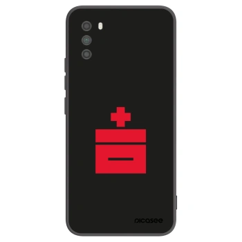 Picasee silikonowe czarne etui na Xiaomi Poco M3 - Le Plastenciaga
