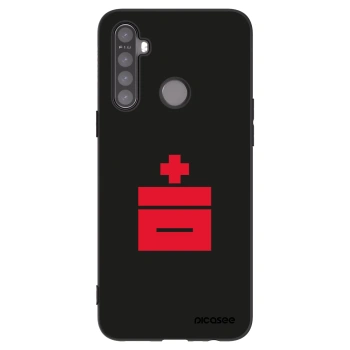 Picasee silikonowe czarne etui na Realme 5 - Le Plastenciaga