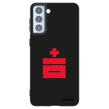 Picasee silikonowe czarne etui na Samsung Galaxy S21+ 5G G996F - Le Plastenciaga