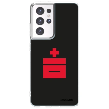 Picasee silikonowe przeźroczyste etui na Samsung Galaxy S21 Ultra 5G G998B - Le Plastenciaga