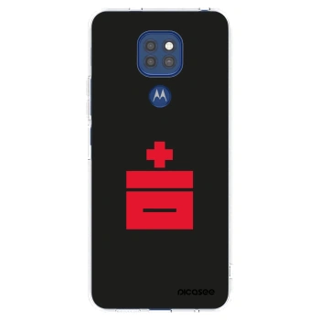 Picasee silikonowe przeźroczyste etui na Motorola Moto G9 Play - Le Plastenciaga