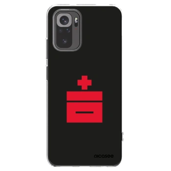 Picasee silikonowe przeźroczyste etui na Xiaomi Redmi Note 10 - Le Plastenciaga