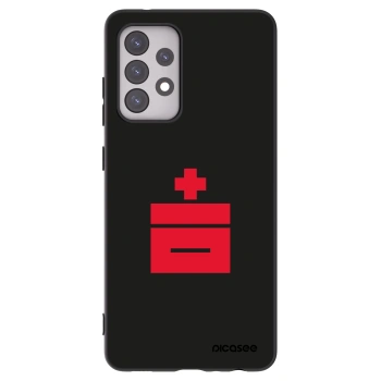 Picasee silikonowe czarne etui na Samsung Galaxy A52 5G A525F - Le Plastenciaga