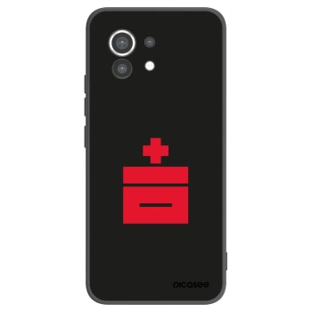Picasee silikonowe czarne etui na Xiaomi Mi 11 - Le Plastenciaga