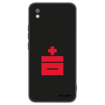 Picasee silikonowe czarne etui na Xiaomi Redmi 9AT - Le Plastenciaga