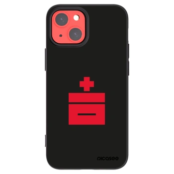 Picasee silikonowe czarne etui na Apple iPhone 13 mini - Le Plastenciaga