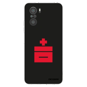 Picasee silikonowe przeźroczyste etui na Xiaomi Poco F3 - Le Plastenciaga
