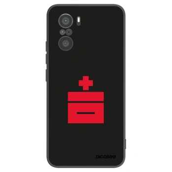 Picasee silikonowe czarne etui na Xiaomi Poco F3 - Le Plastenciaga